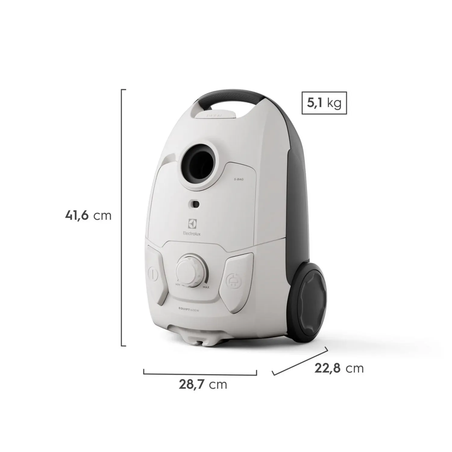 Aspiradora Blanco 3 Litros 1600w 127 V Eqp30 Electrolux 8