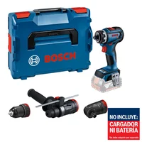Taladro Atornillador Inalámbrico Bosch GSR 18V-90 FC Brushless con maletín plástico sin batería ni cargador