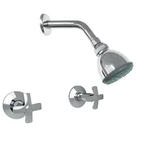 Conjunto Ducha 8 pulgadas Lotta Cruz Cromo Stretto