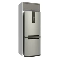 Mueble de Cocina para Nevera Vik 1 Puerta Abatible Blanco/gris Mate Madesa