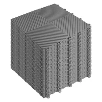 Piso Plástico Modular Cerrado Cubre 4 metros Energy Plus Set X 36 Unidades
