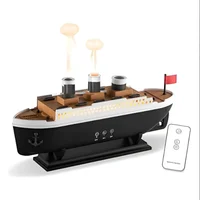Humidificador Barco Titanic Difusor Aromas Luces Led 250ml