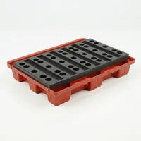 Estiba Antiderrame Base Color Roja Capacidad 15 Litros