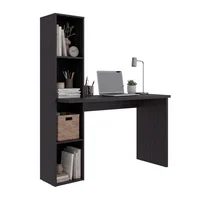 Escritorio Biblioteca Aston 145x120x45 Rta Chocolate Oscuro