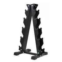 Estante Rack Piramidal Premium Ms325 Organizador para 6 Pares de Mancuernas Hexagonales