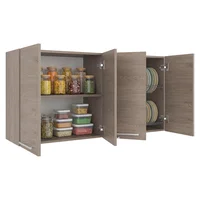 Gabinete Superior Cocina 60x120x33cm Gris Rta