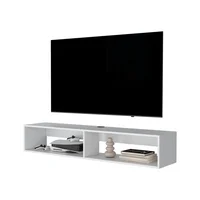 Rack Tv Flotante 26x150x32 Rta Blanco