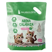 Arena Sanitaria Gato Aglomerante Con Bentonita Calabaza Vainilla 4.5kg