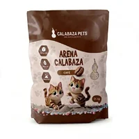 Arena Sanitaria Gato Aglomerante Con Bentonita Calabaza Café 25kg