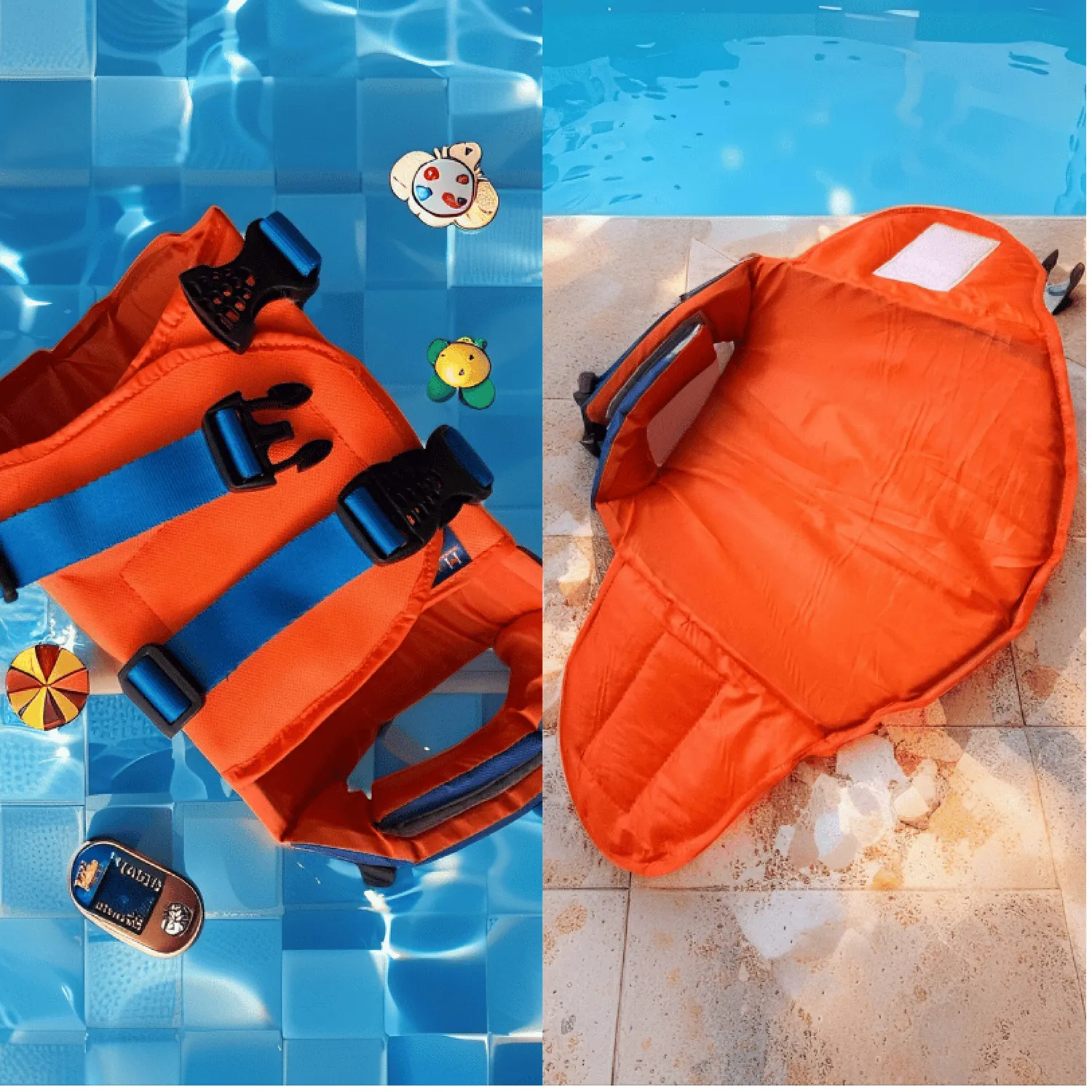 Chaleco Salvavidas Tiburon Azul m