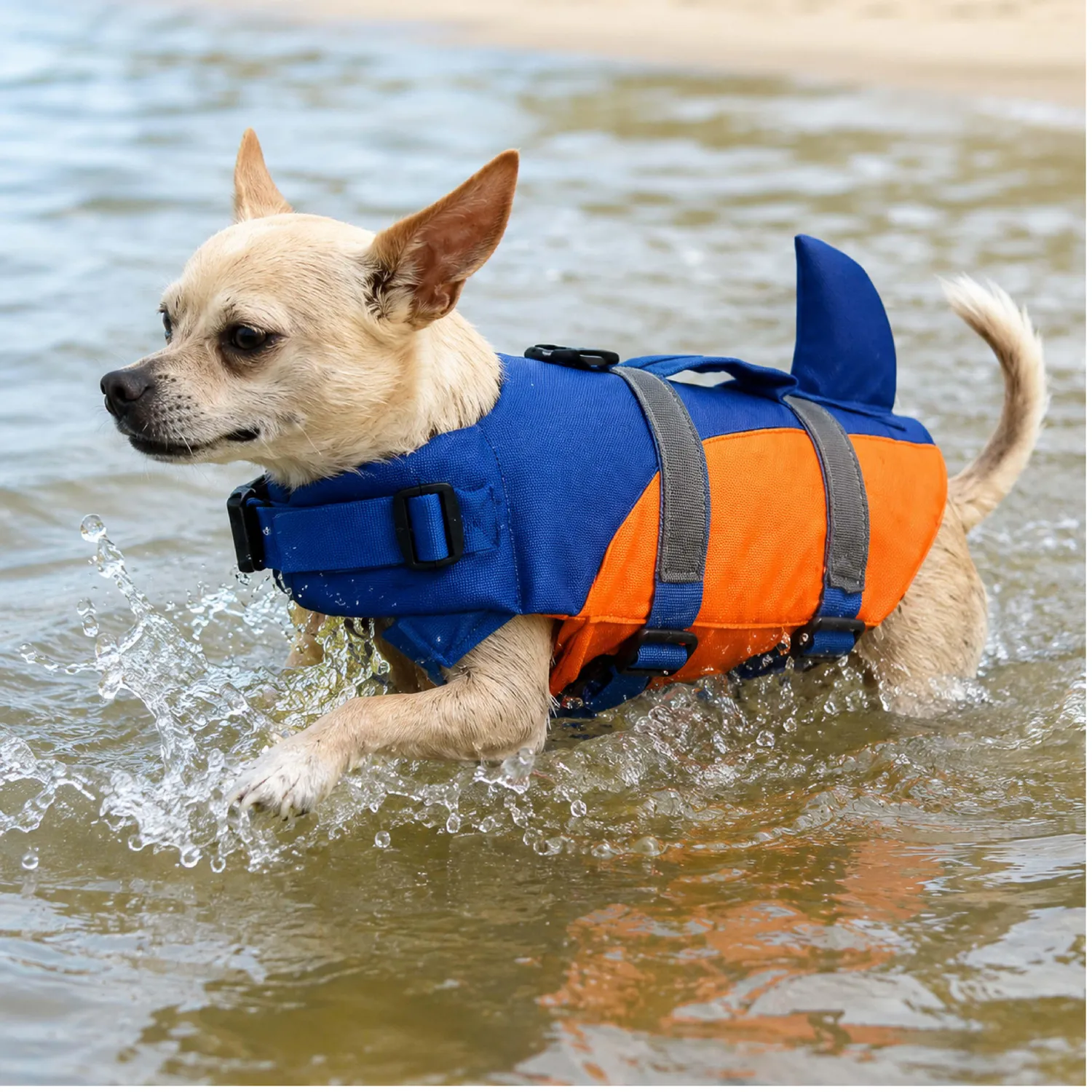 Chaleco Salvavidas Tiburon Azul Xl