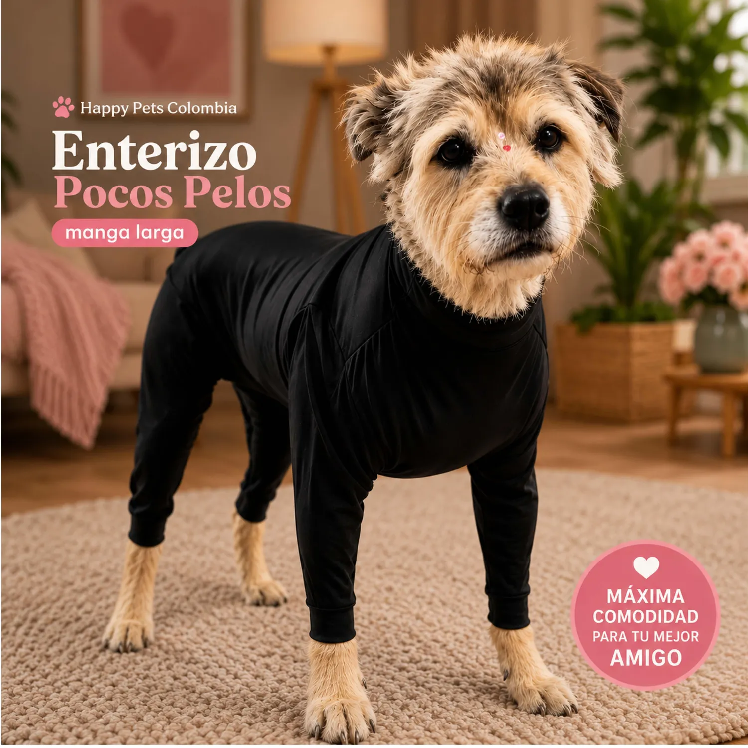 Enterizo Pocos Pelos Macho L