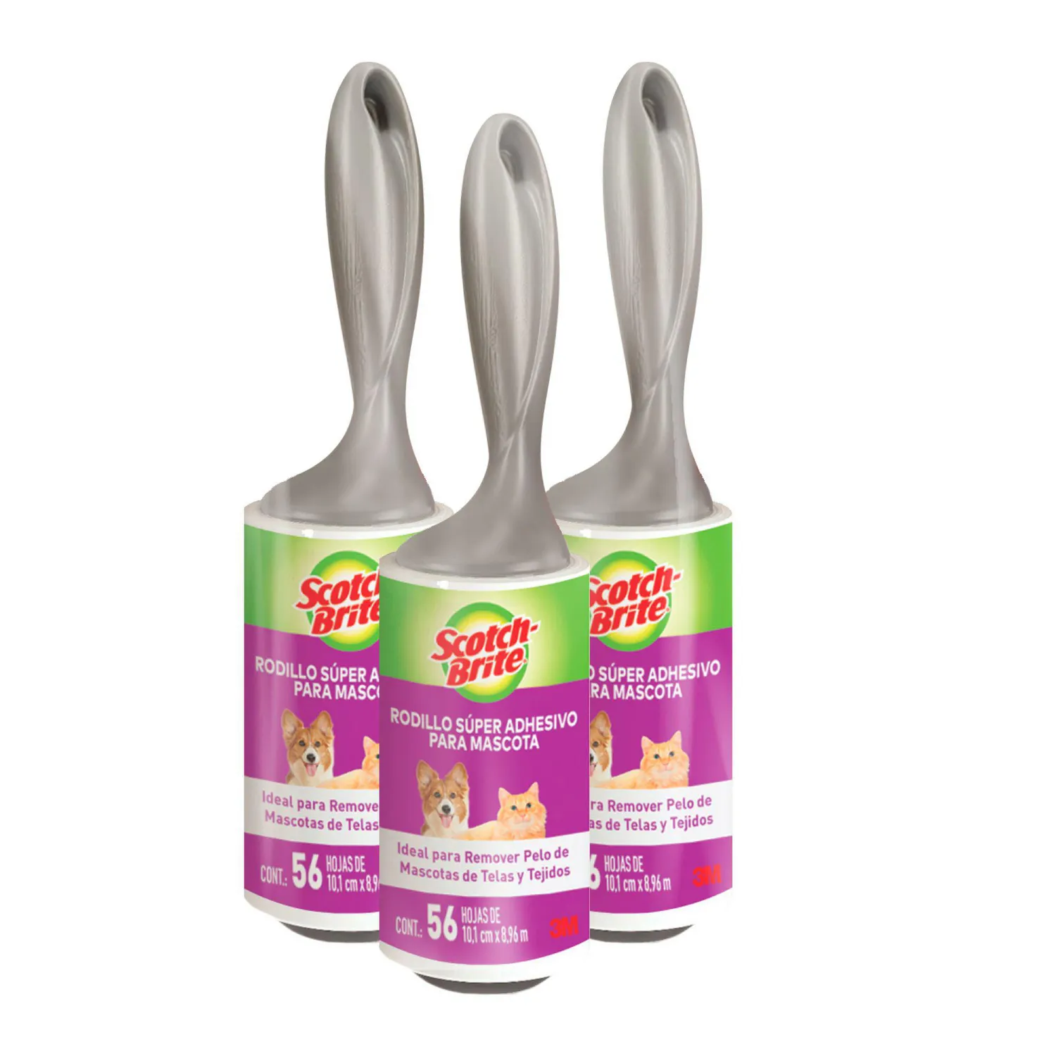 Rodillo Quita Motas para Perro Scotch-Brite X3 Unidades