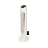 Ventilador de Torre Negro y Blanco Brillante 30¨cr