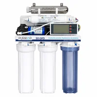 Sistema de Tratamiento de Agua Ósmosis Inversa 50 Galones por Día 6 Etapas