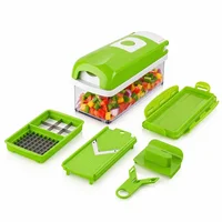 Cortador Rallador Verduras Multifuncional Nicer Dicer Magic Cube 13 en 1 Cocina Profesional
