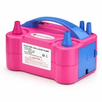 Inflador Eléctrico Globos Doble Boquilla 600w 110v Portátil Decoración Fiestas