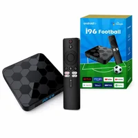 Tv Box Android 14 I96 Football 8k Smart Tv Box Con Control Por Voz Wifi y Apps Streaming