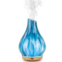Humidificador Difusor Aromas Eléctrico Vidrio Jarron Premium