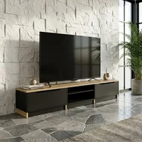 Mesa para Tv 98" Oslo Negro almendra