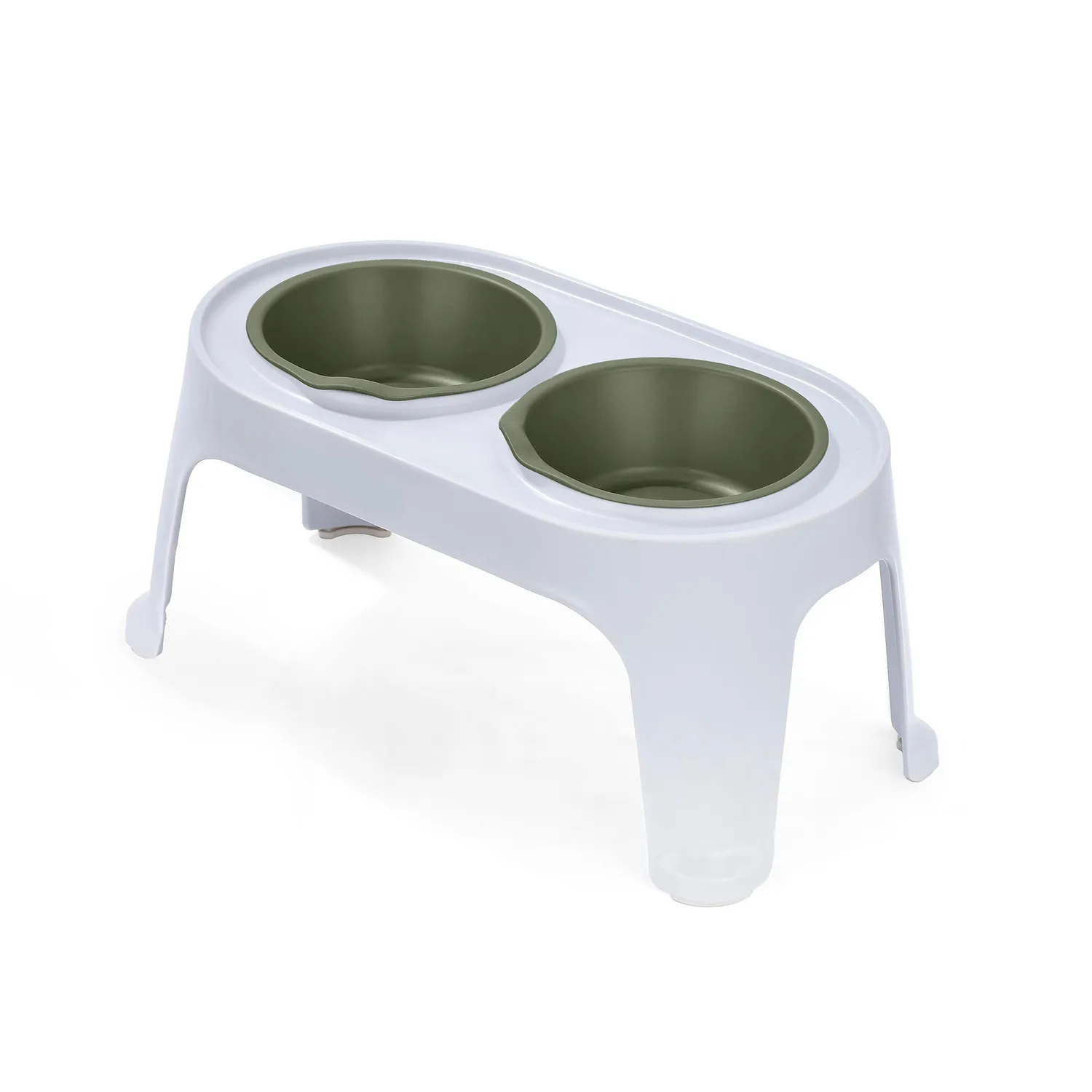 Comedero Alto para Perro Mediano Verde Rimax 5