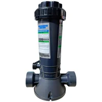 Clorador Automático en Línea Para Piscinas 2 Kilogramos Polietileno Conexión 1.5 Pulgadas 50 Psi