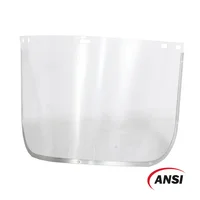Visor En Policarbonato Con Ribete de 1mm Transparente x 3 unidades