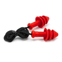 Tapones para Oídos Reutilizables de Silicon Con Cordón Pvc P3 x 100 Und