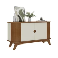 Mueble Bifé Aparador Vivaldi Estilo Retro75x140x45cm Cafe y Beige