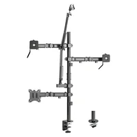 North Bayou Soporte de Escritorio para 4 Monitores con Brazo Articulado Ajustable Ms Mds10-1