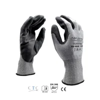 Guante Multiflex En Poliester Pu Gris Talla 9/l x 12 Pares