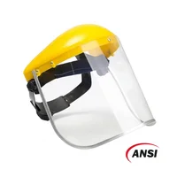 Careta para Esmerilar Ratchet Ajustable Visor de Policarbonato Con Ribete