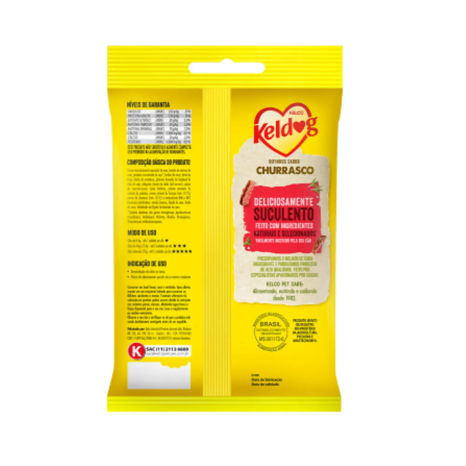 Snack Filete Barbacoa-Churrasco 60G Keldog