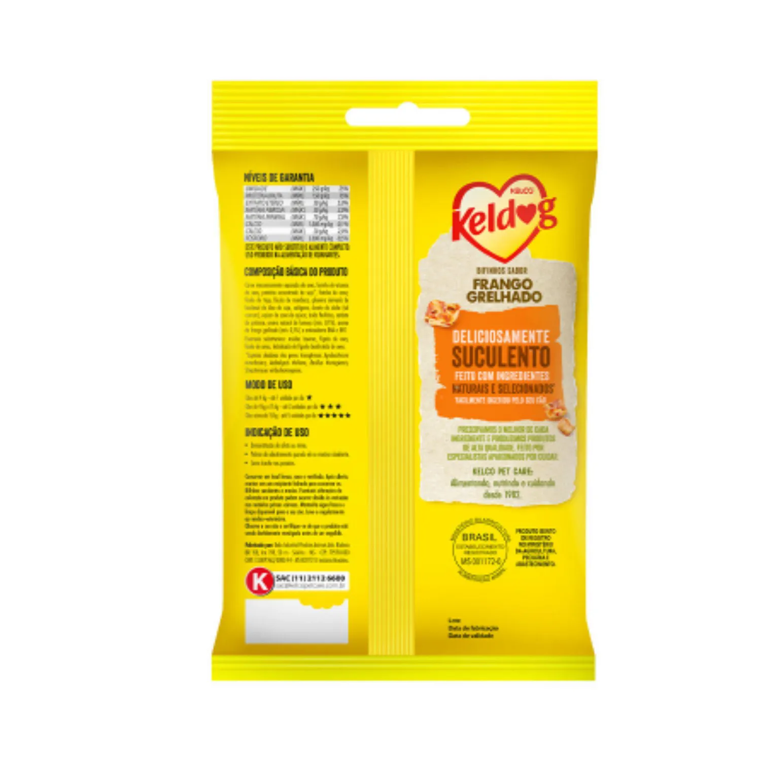 Snakc Filete Keldog Pollo Grillado 60G