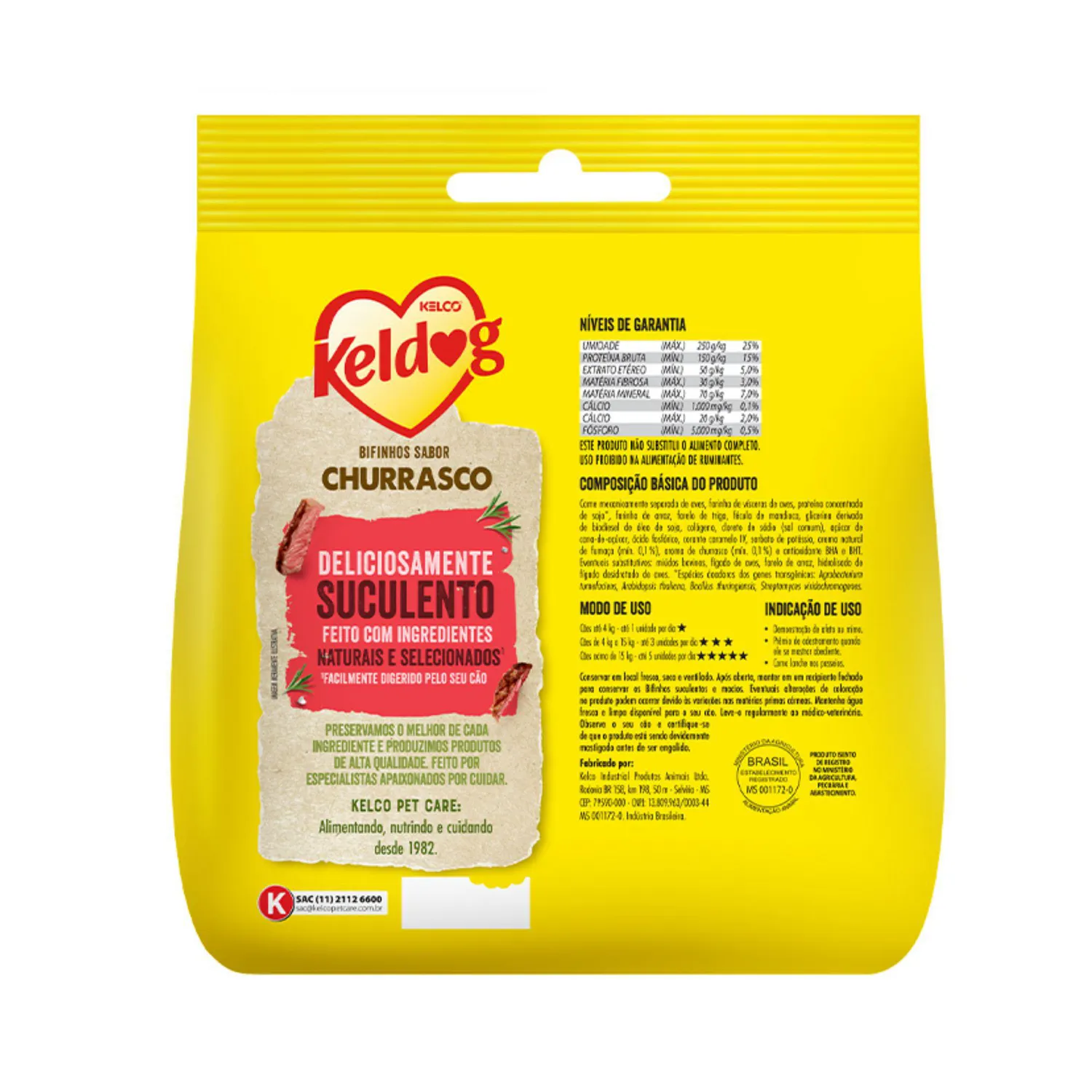 Snack Filete Barbacoa-Churrasco 250G Keldog