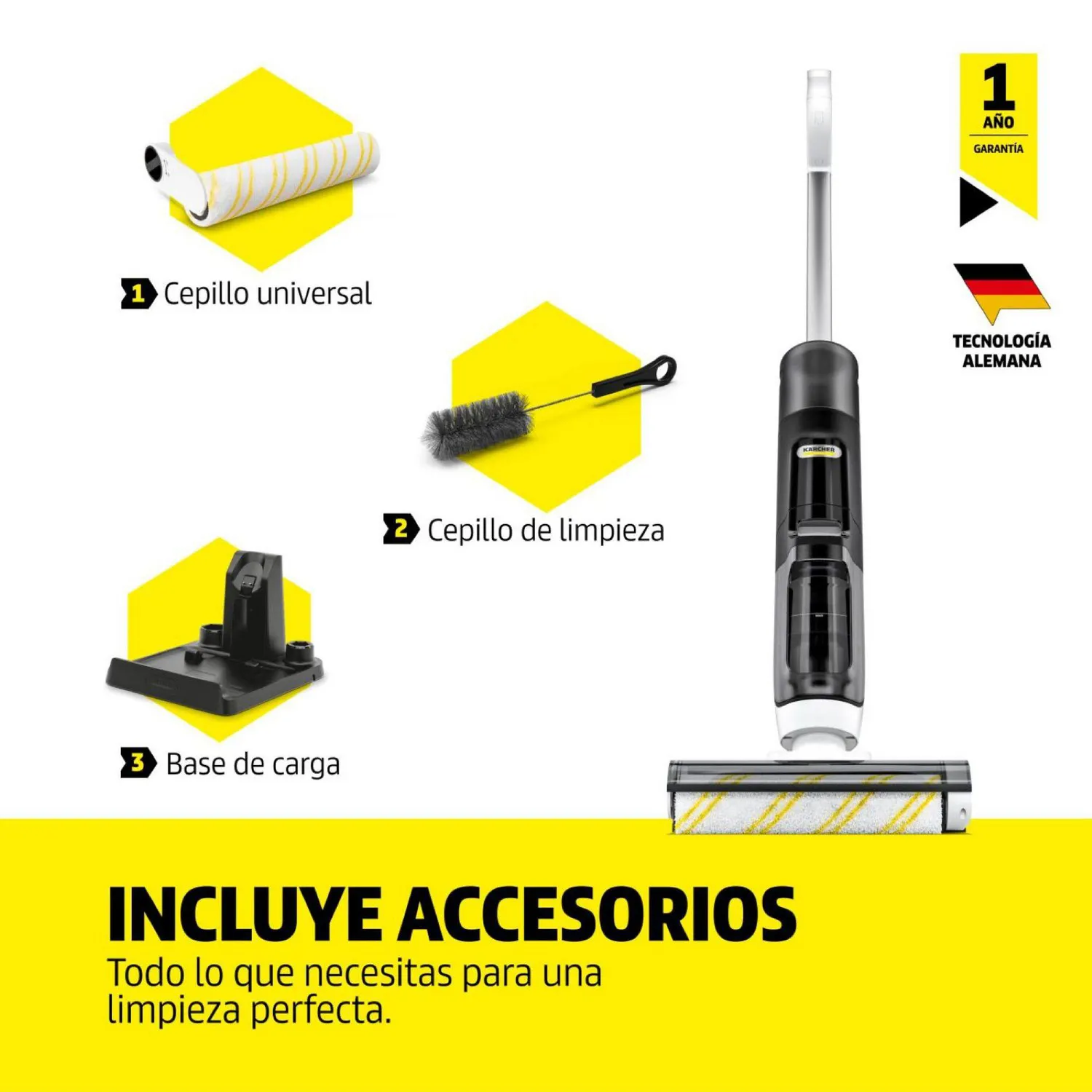 Aspiradora Trapeadora Inalámbrica Karcher Fcv3