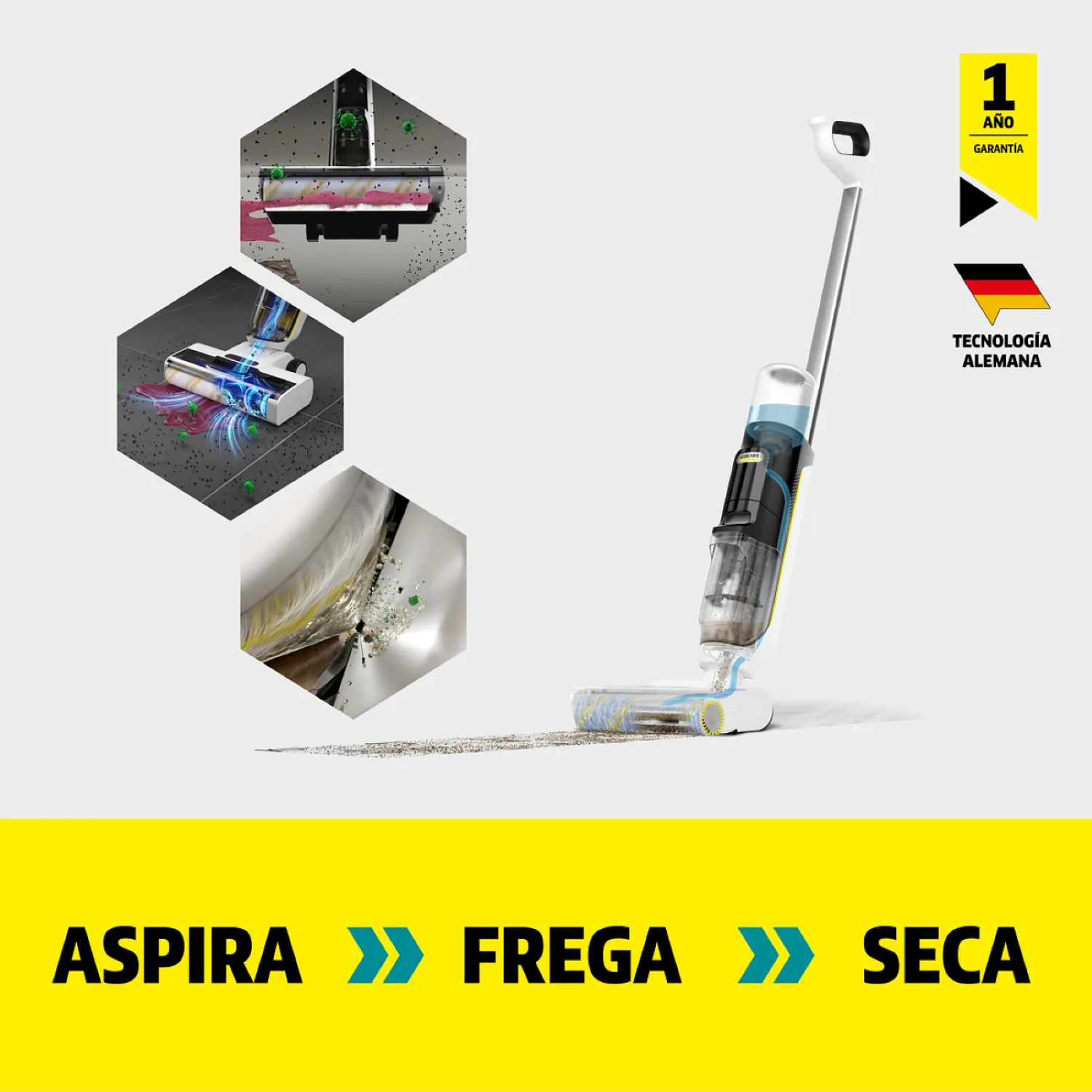 Aspiradora Trapeadora Inalámbrica Karcher Fcv3 3