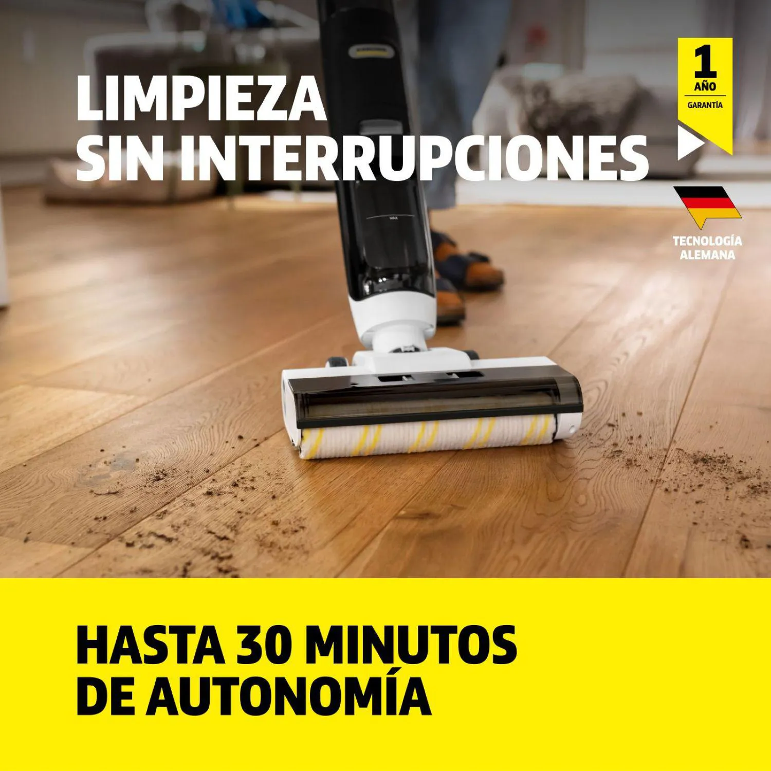 Aspiradora Trapeadora Inalámbrica Karcher Fcv3 5