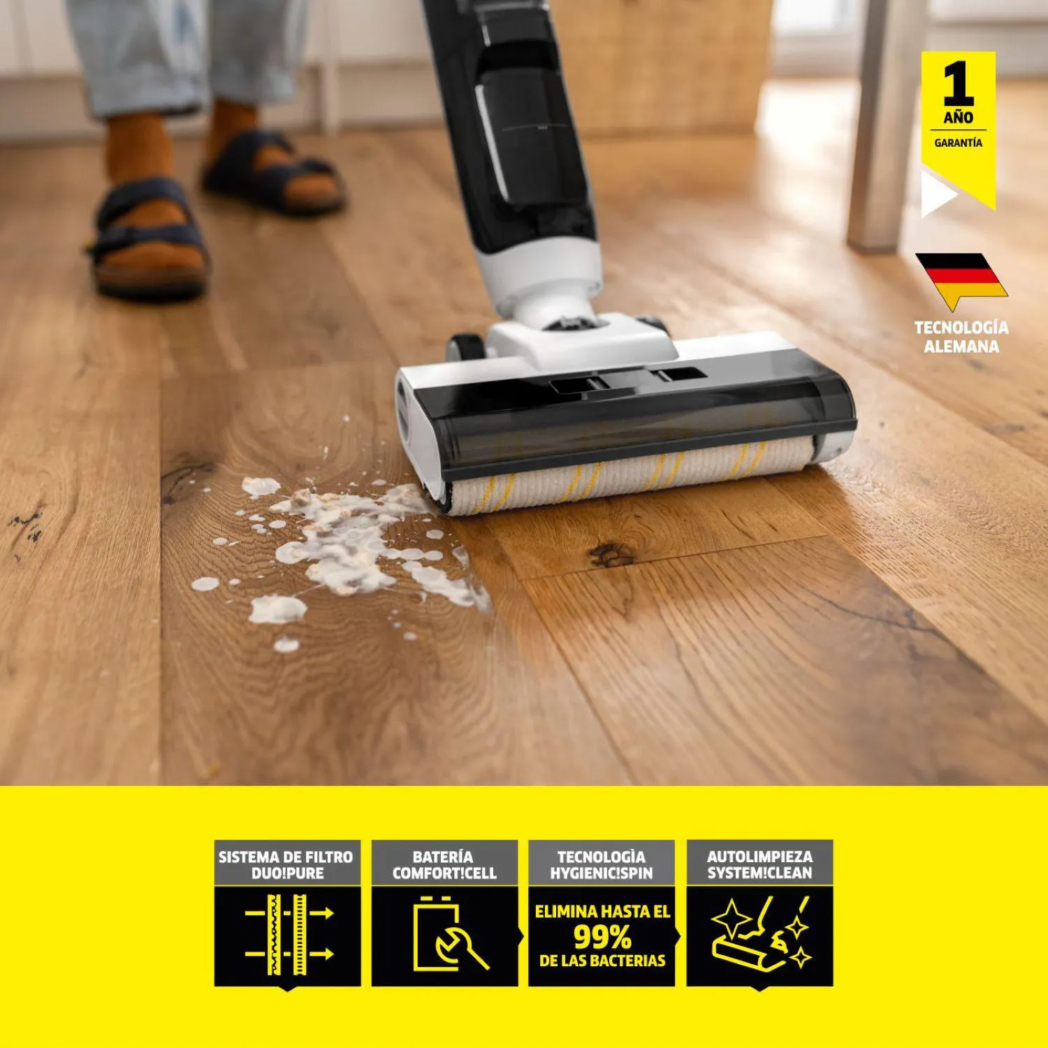 Aspiradora Trapeadora Inalámbrica Karcher Fcv3 7