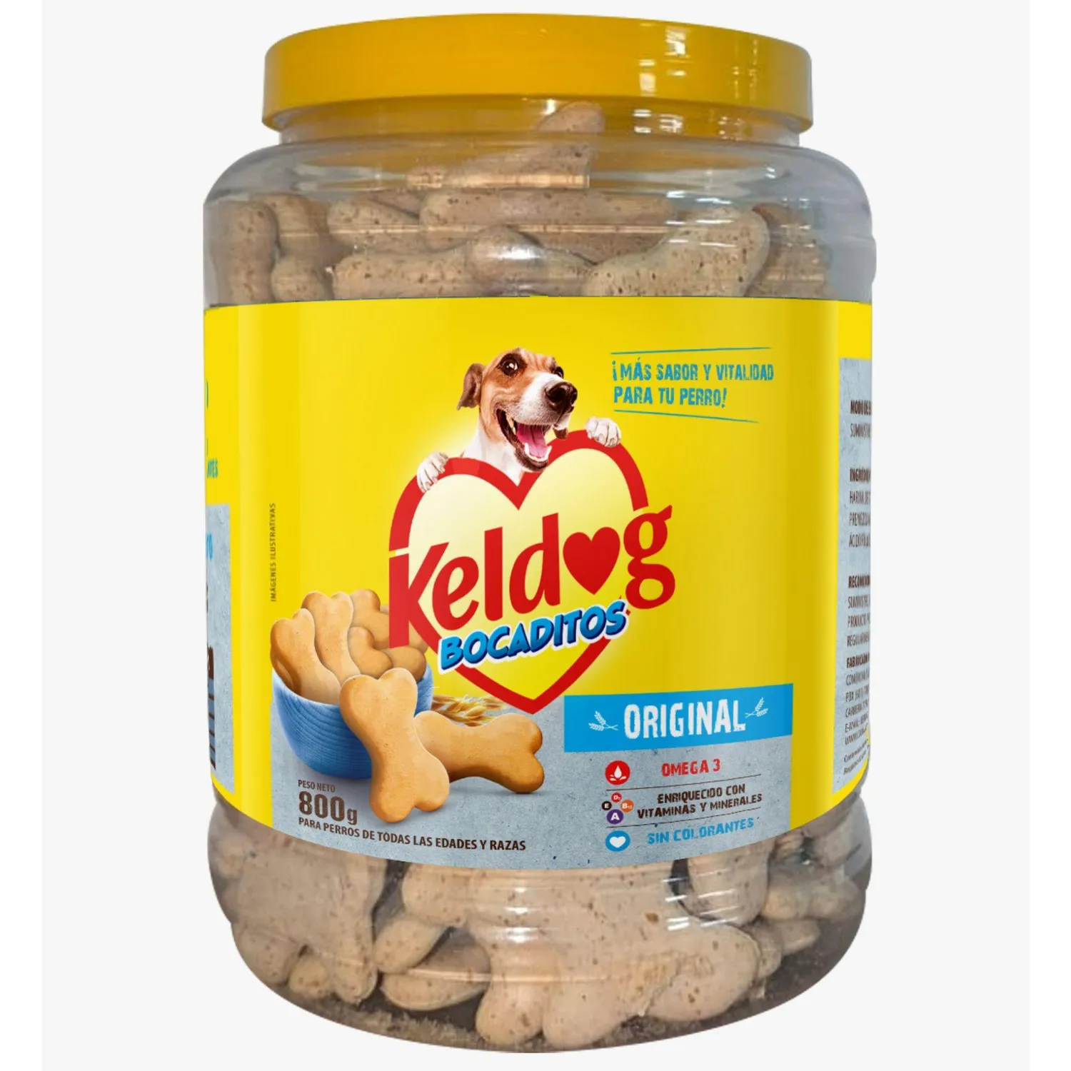 Snack Bocaditos Keldog Original Bombonera 800Gr