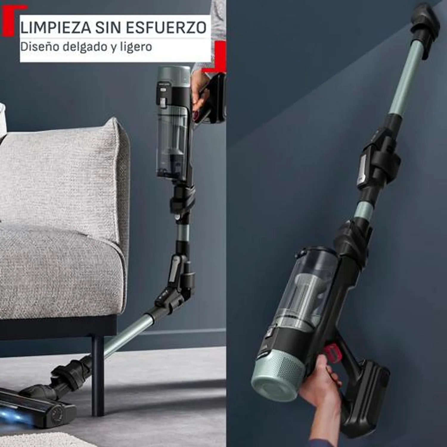 Aspiradora Vertical Inalámbrica T-FAL X-FORCE FLEX 10.80 Limpieza Potente 300 W 4