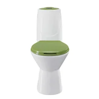 Sanitario Happy Bicolor Verde 2 Piezas Corona Consumo 4.8 l/min