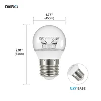 Mini Globo Led 470 Lúmenes 6w E27 Luz Fría Certificado