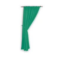 Cortina Lino Visillo 1 Tiro 140x220 cm Verde Jade Casa Bonita