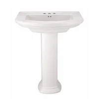 Lavamanos Piamonte con pedestal Blanco
