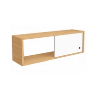 Repisa Rectangulo Nordica 83x25x22cm Madera Natural