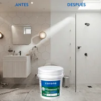 Pintura Corona Impermeabilizante Blanco 5 Galones