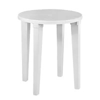 Mesa Redonda Plástica Blanco 71x60x71 Cm