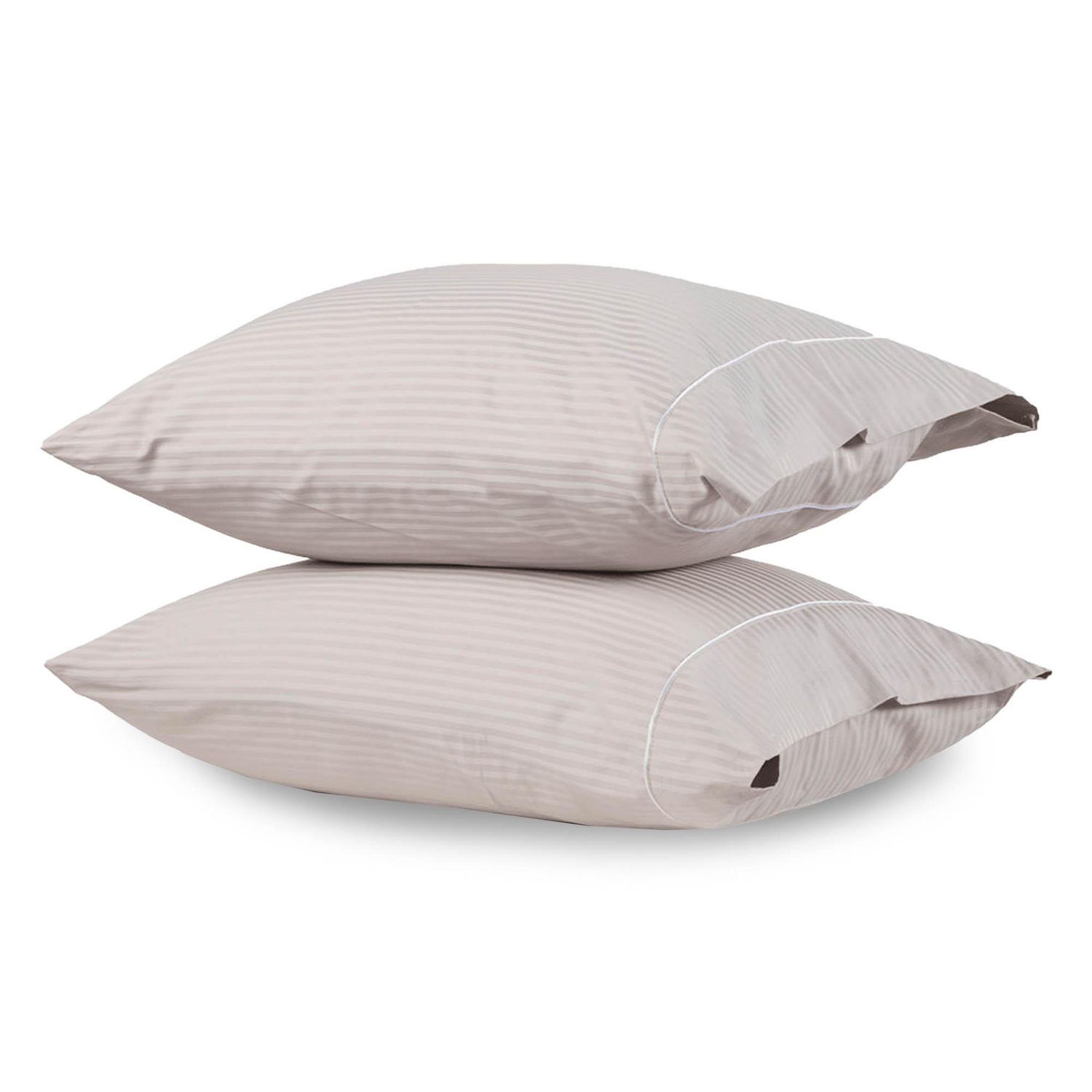Set de Fundas Almohada 50x75 cm 300 Hilos Taupe