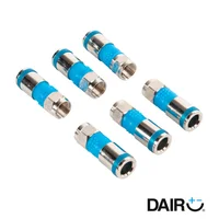 Conector Coaxial Rg-6 P/Ponchar X 6 Und Daiku